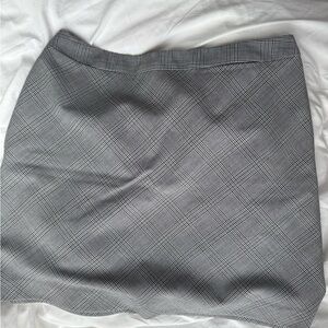 The Limited Gray Checkered Pencil Skirt